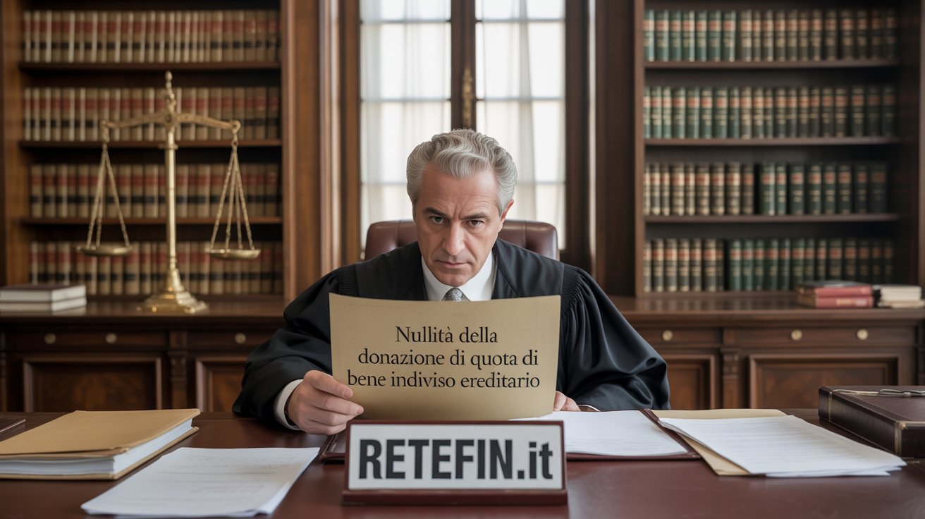 La Nullità della Donazione di Quota di Bene Indiviso Ereditario: Analisi e Impatto della Sentenza delle Sezioni Unite n. 5068/2016 – #Retefin – Retefin – #Finsubito – Finsubito – #Adessonews La Nullità della Donazione di Quota di Bene Indiviso Ereditario: Analisi e Impatto della Sentenza delle Sezioni Unite n. 5068/2016 – #Retefin – Retefin – #Finsubito – Finsubito – #Adessonews