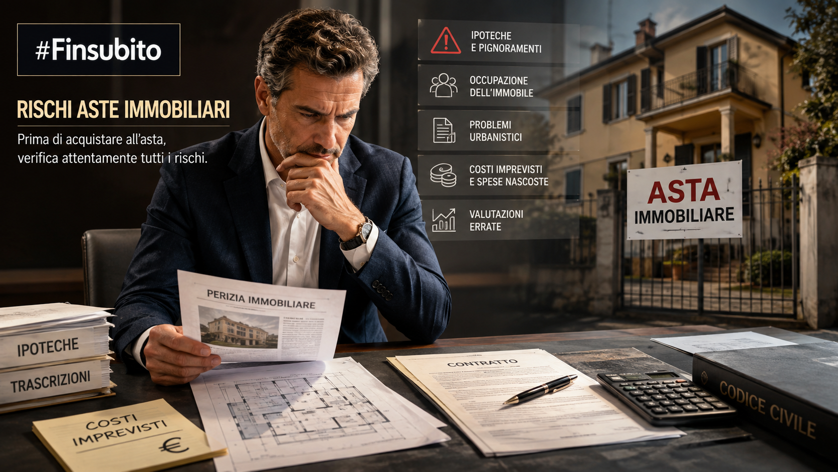 #Finsubito Domanda Giudiziale e Aste Immobiliari: Guida Definitiva ai Rischi, alla Cancellazione e alla Tutela dell’Acquirente