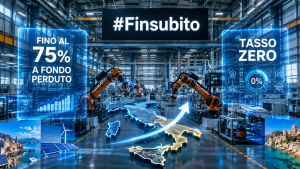 RINNOVA LA TUA AZIENDA: COME OTTENERE FINO AL 75% A FONDO PERDUTO E TASSO ZERO PER I NUOVI MACCHINARI DELLE PMI DEL SUD CON #Finsubito