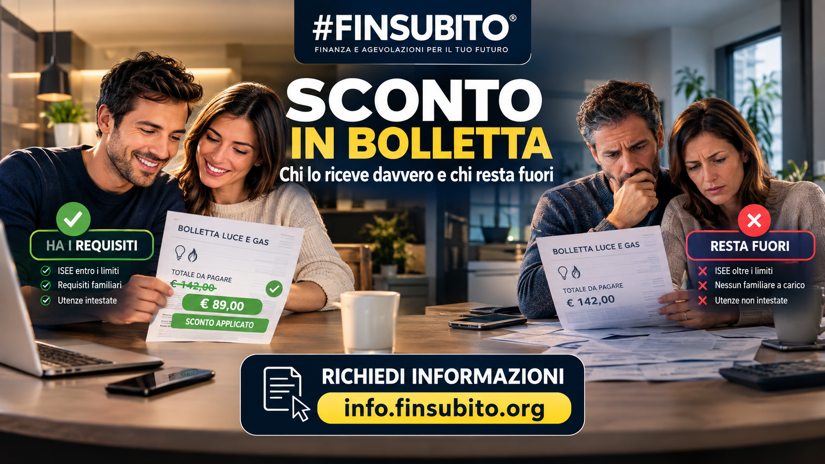 Sconto in Bolletta Fino a 60 Euro: Chi Lo Riceve Davvero, Chi Resta Fuori e la Verità Nascosta | La Guida Definitiva by #Finsubito