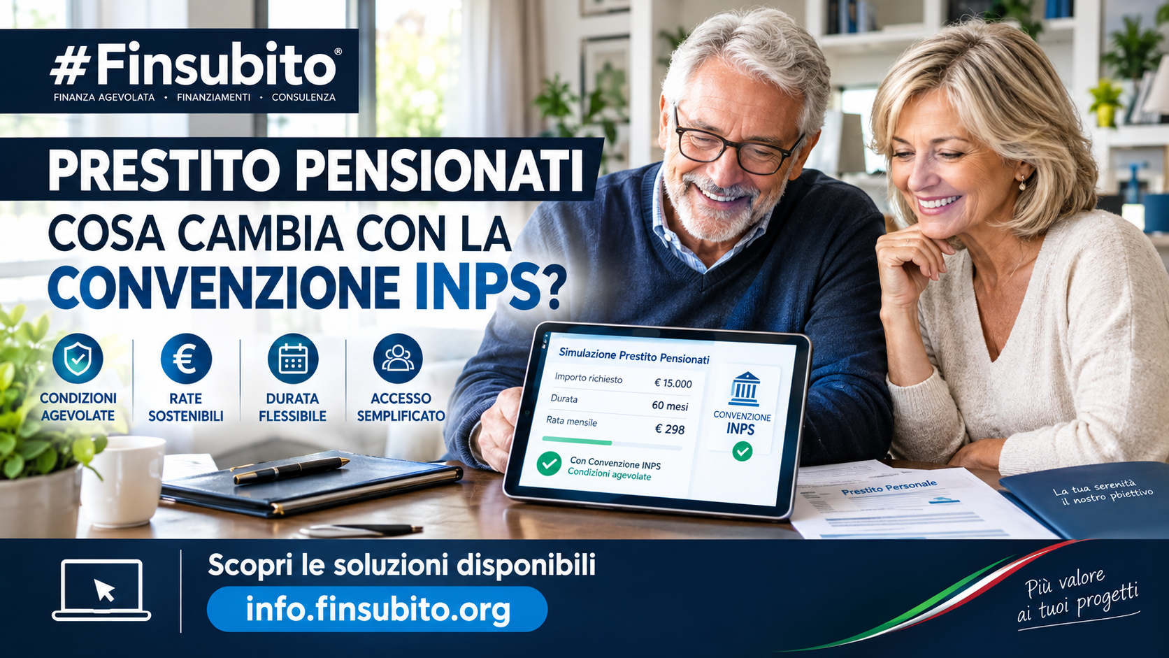 Prestiti per Pensionati: Tutte le Novità sulla Convenzione INPS e le Soluzioni Sicure con #Finsubito