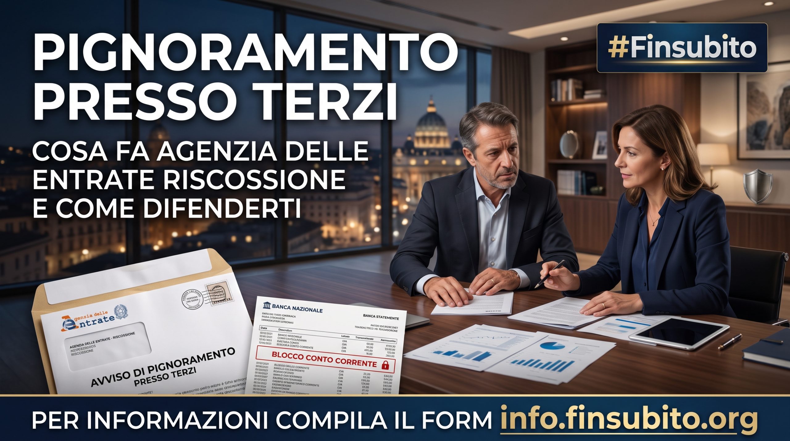 Pignoramento presso Terzi: Novità 2026, Rischi e Come Difendersi Subito con #Finsubito!